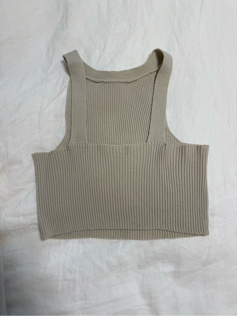 ASOS Ribbed Knit High Neck Tank Top - Picture 2 of 3
